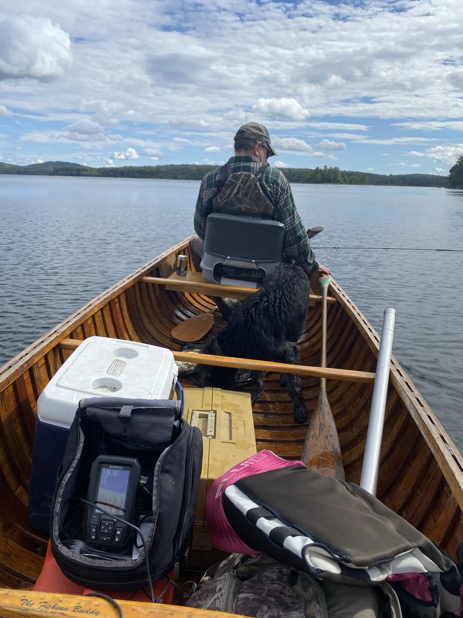 Guided ice fishing trip